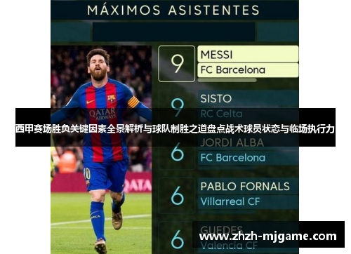 西甲赛场胜负关键因素全景解析与球队制胜之道盘点战术球员状态与临场执行力